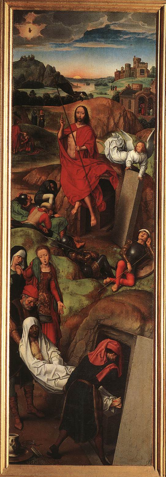Hans_Memling 1491 Triptyque de la Passion_(Greverade)(right_wing) Sankt-Annen-Museum, Lübeck
