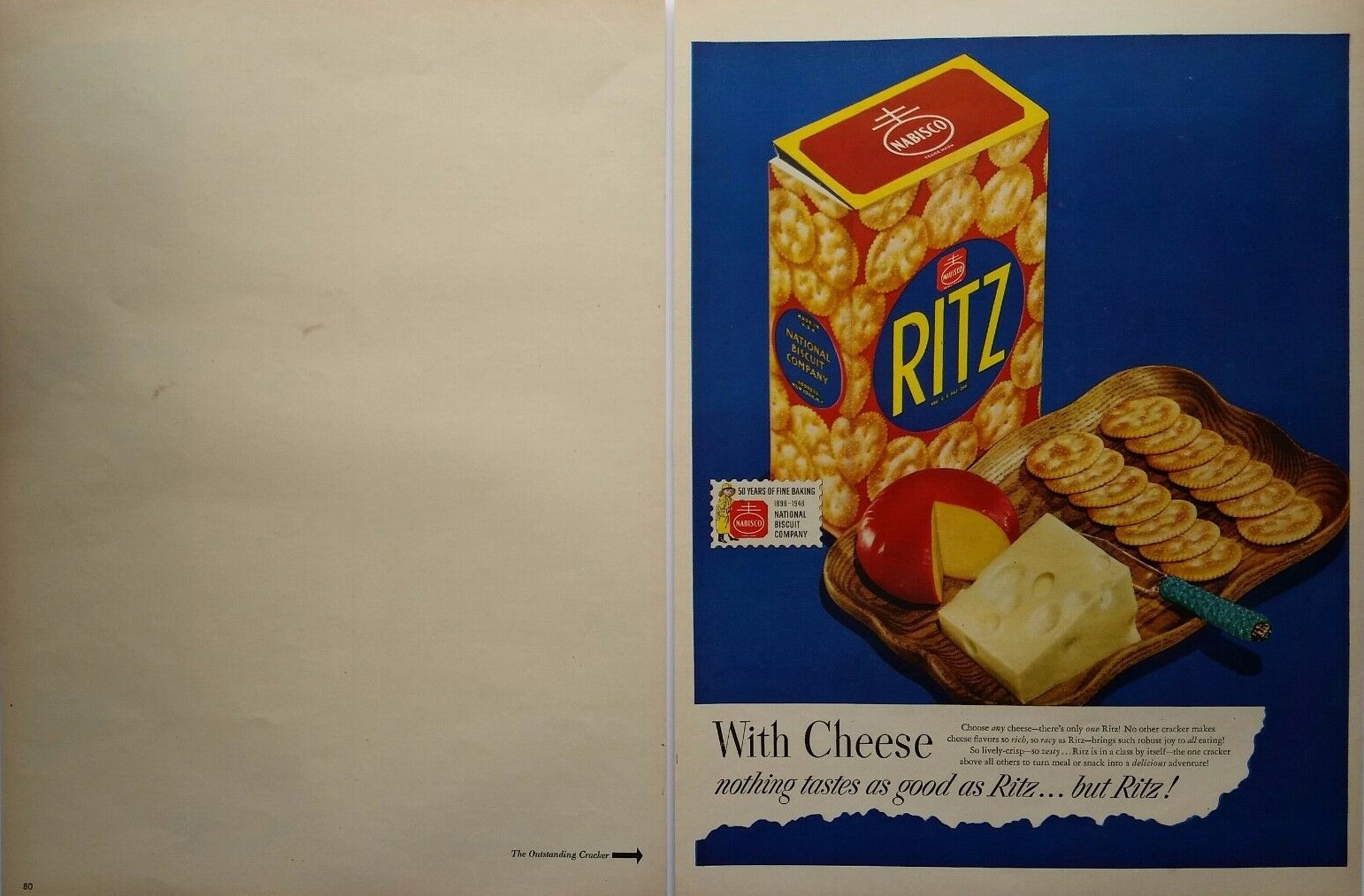 1948 Nabisco Ritz Crackers