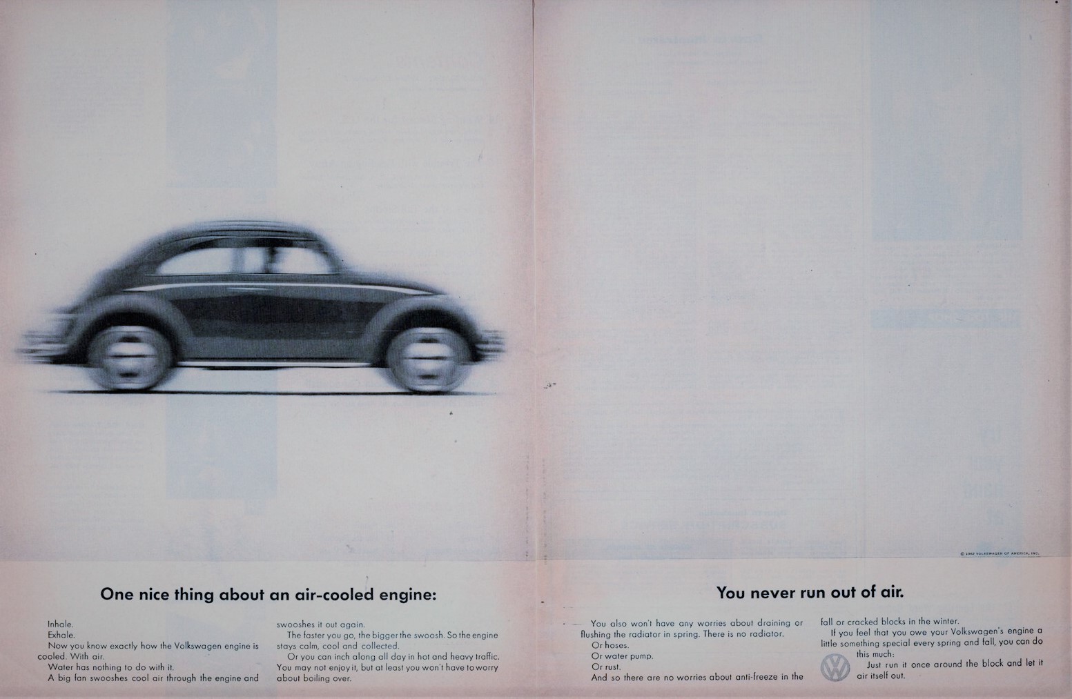 1962 Volkswagen Type 1 Un avantage du refoidissement à air vous n'en manquerez jamais