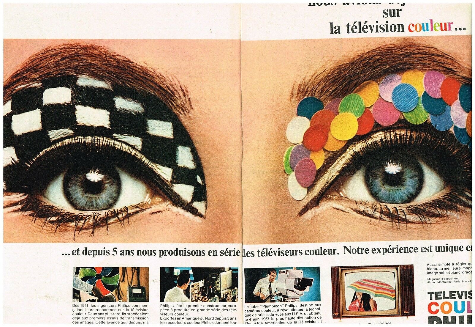1968 Television Couleur Philips