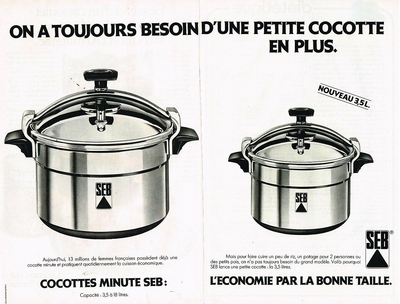 1980 Les Cocottes Minute SEB