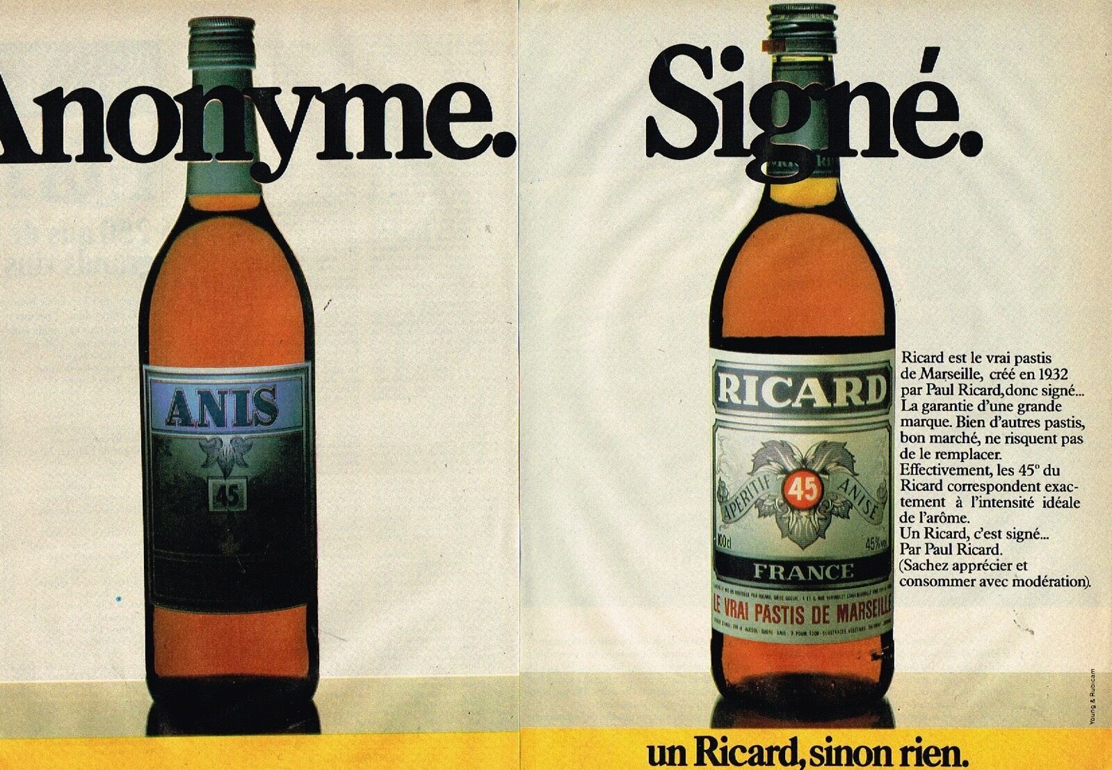 1984 Ricard Anonyme Signe