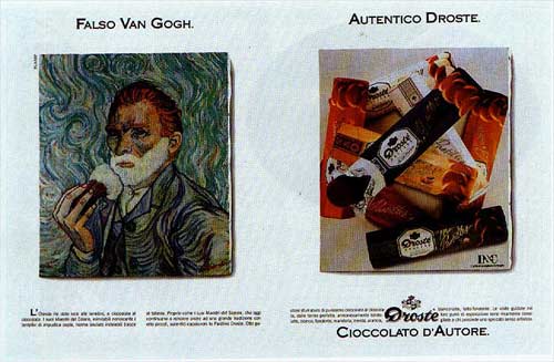 1989 Faux Van Gogh. Vrai Droste A4.