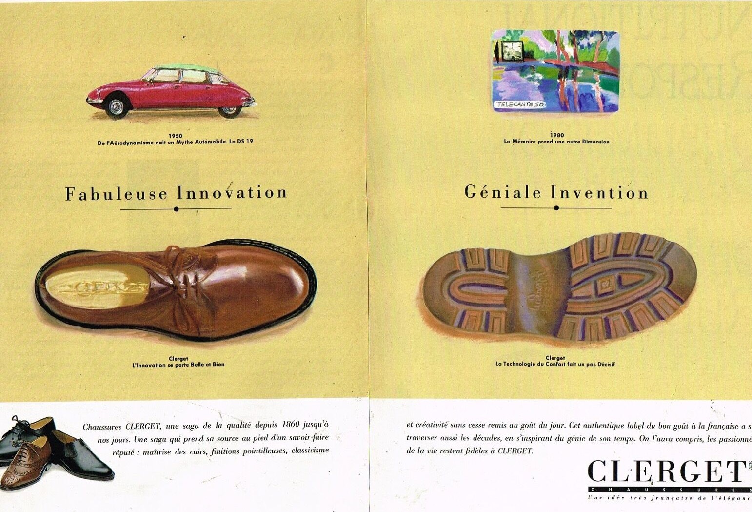 1991 Les Chaussures Mocassins Clerget
