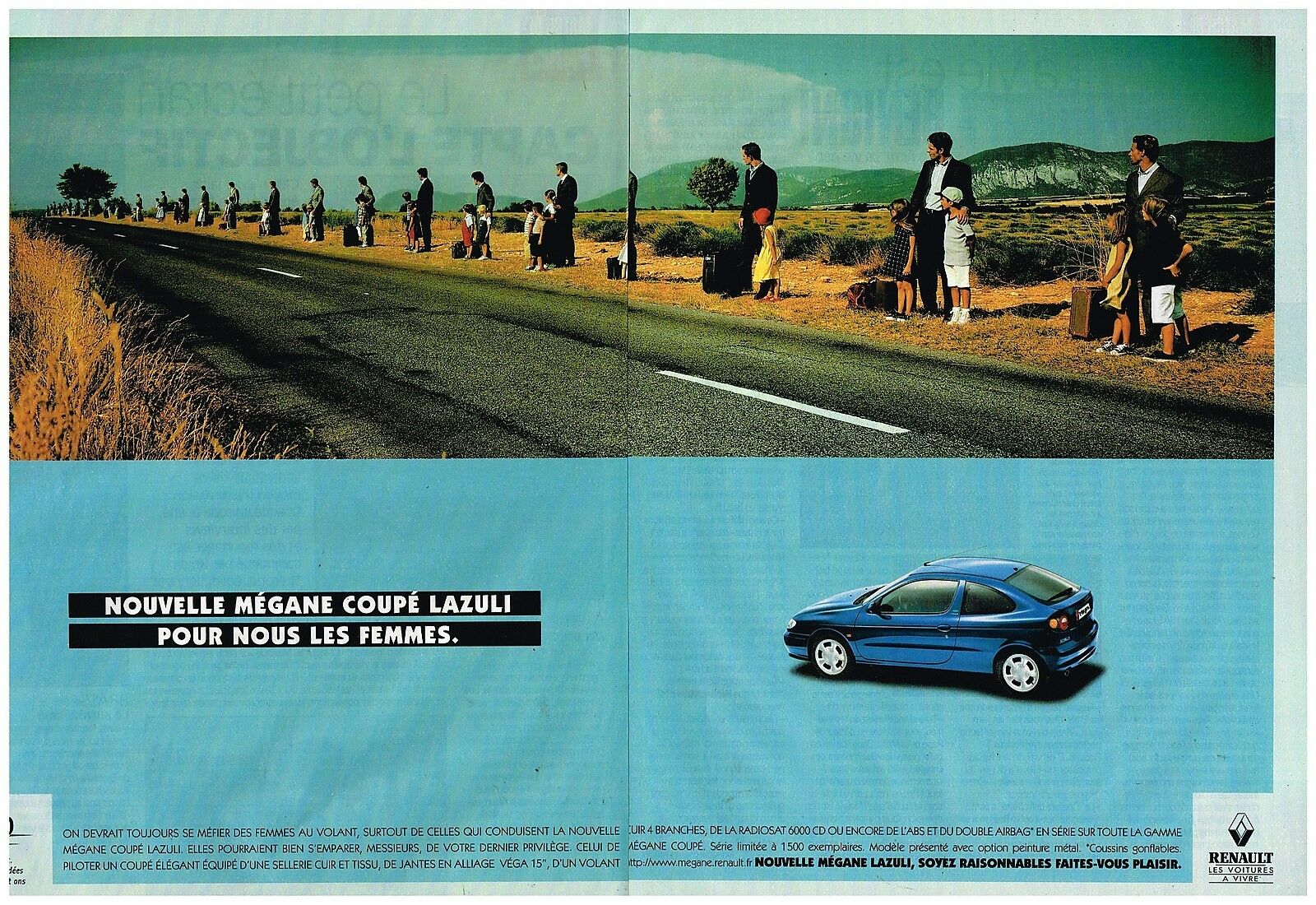 1998 Renault Megane coupé Lazuli
