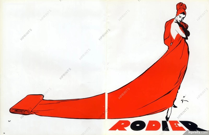 Gruau 1953 textiles Rodier B