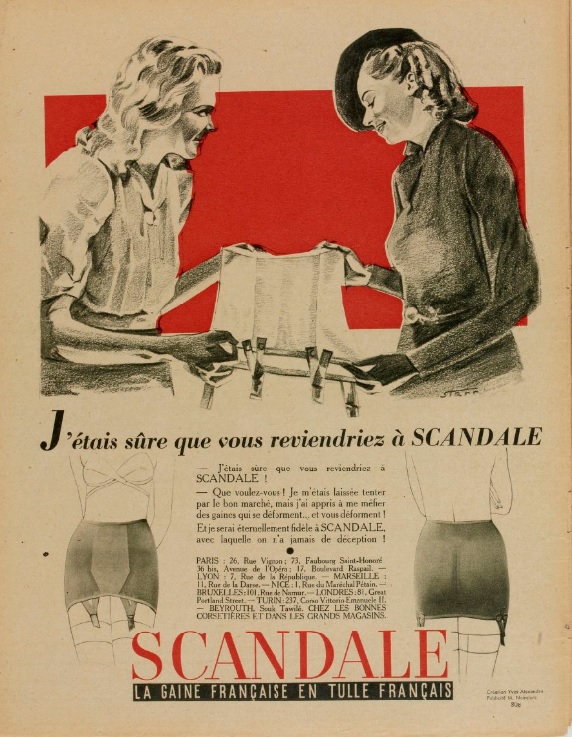 Scandale 1940 Starr dans Marie-Claire 3 aout Gallica