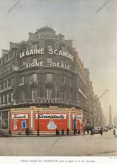 scandale 1953 rue-de-la-paix-jacquelin-photo-m-deval-hprints-com