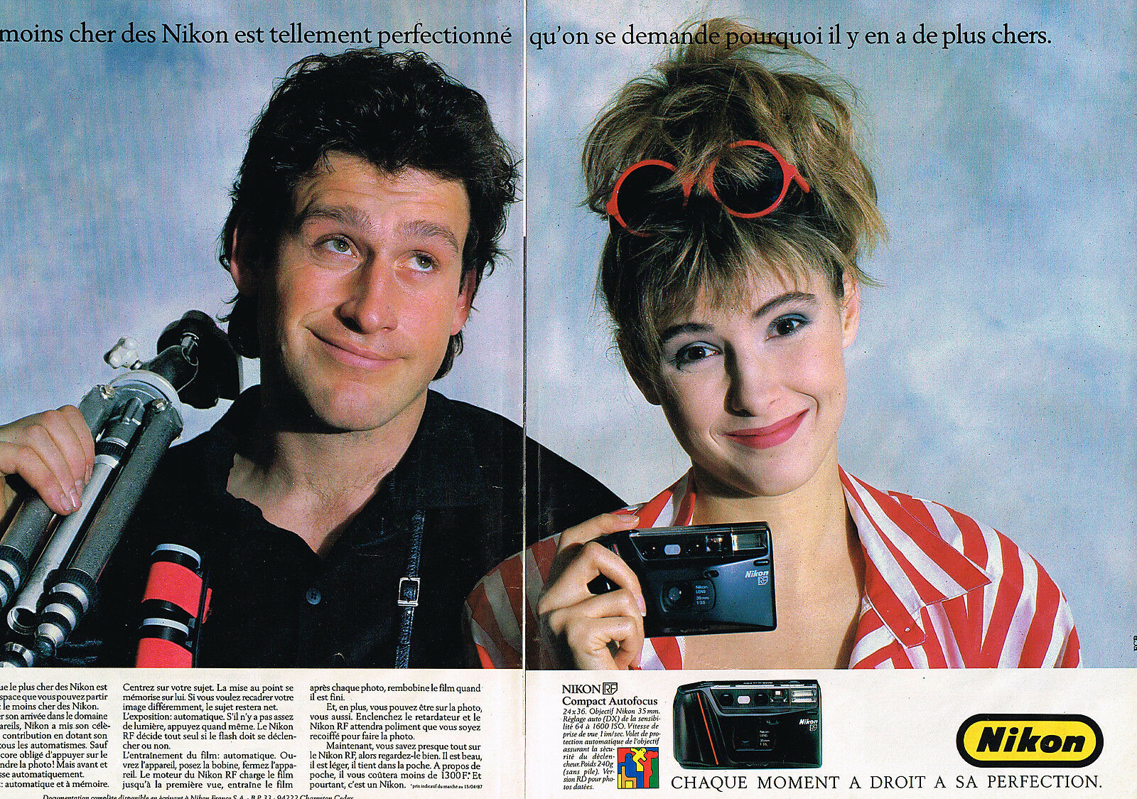 1987 NIKON appareil photo compact autofocus
