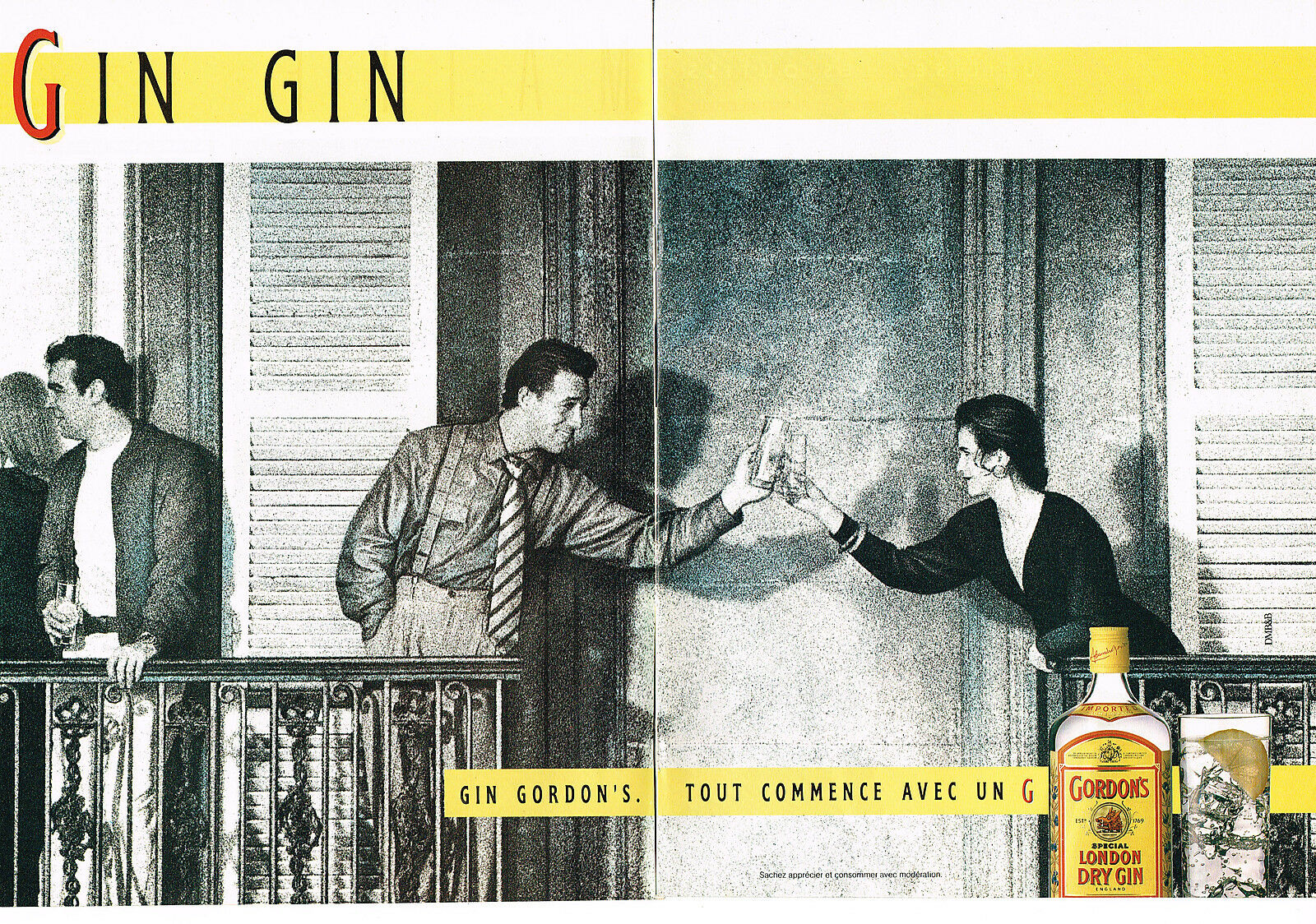 1992 GORDON'S London dry gin