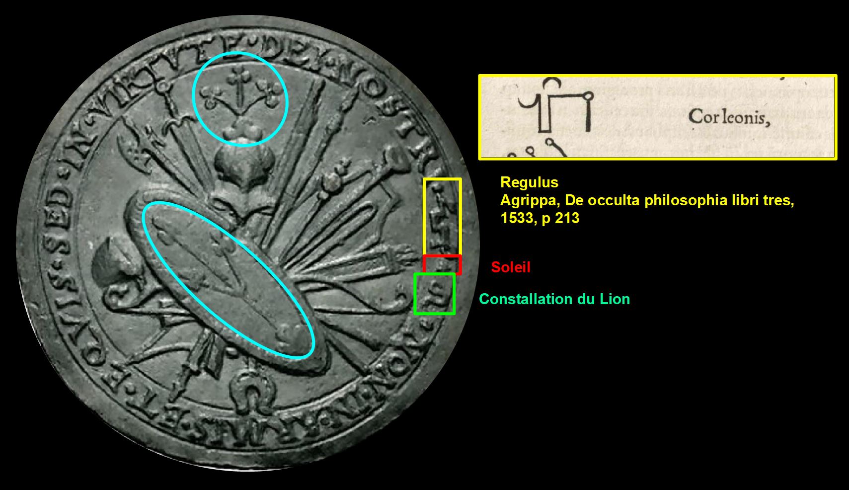 Medaille de KLeberger 1525-26 StadtAN E 17-II nr 1400 schema