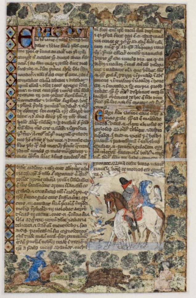 1330-40 Cocharelli codex BL Add MS 27695 fol 14v