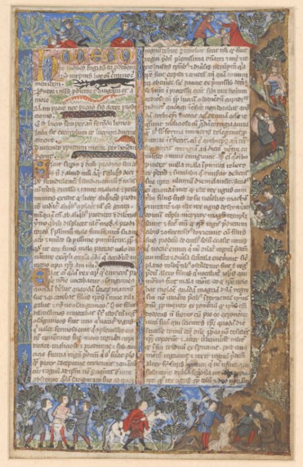 1330-40 Cocharelli codex BL Egerton 3127 fol 2r