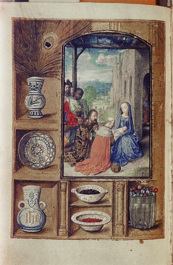 1470-90 Hours of Engelbert of Nassau Bodleian Douce 219 fol. 145v