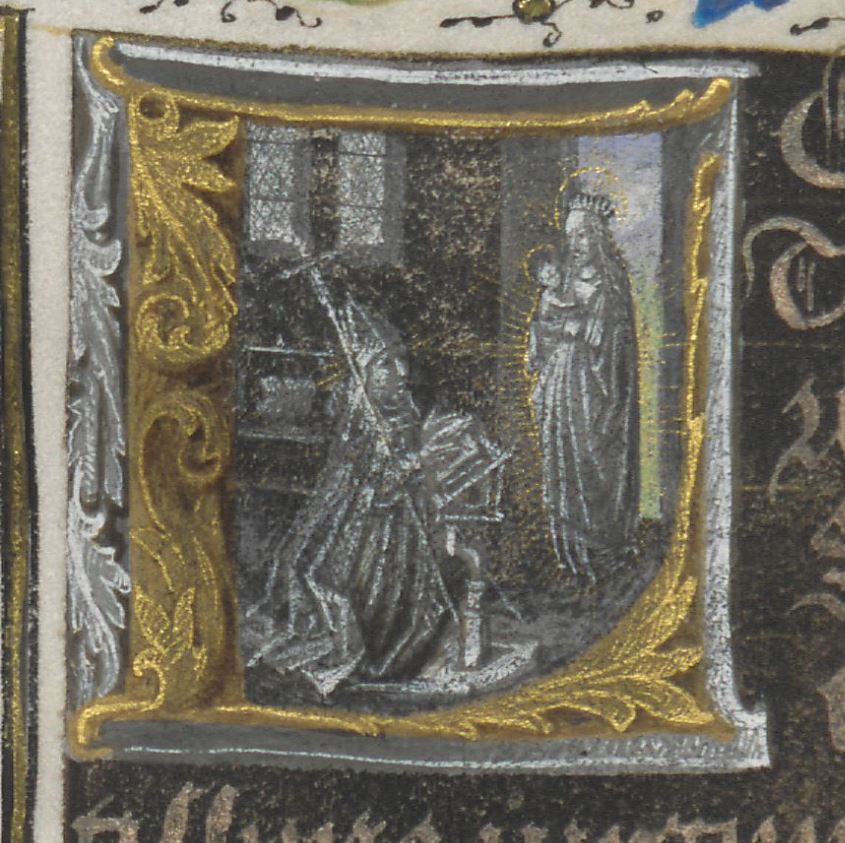1477 Maitre viennois de Marie de Bourgogne Heures de Marie de Bourgogne ONL Codex vindobonensis 1857 Folio 15r detail Thomas