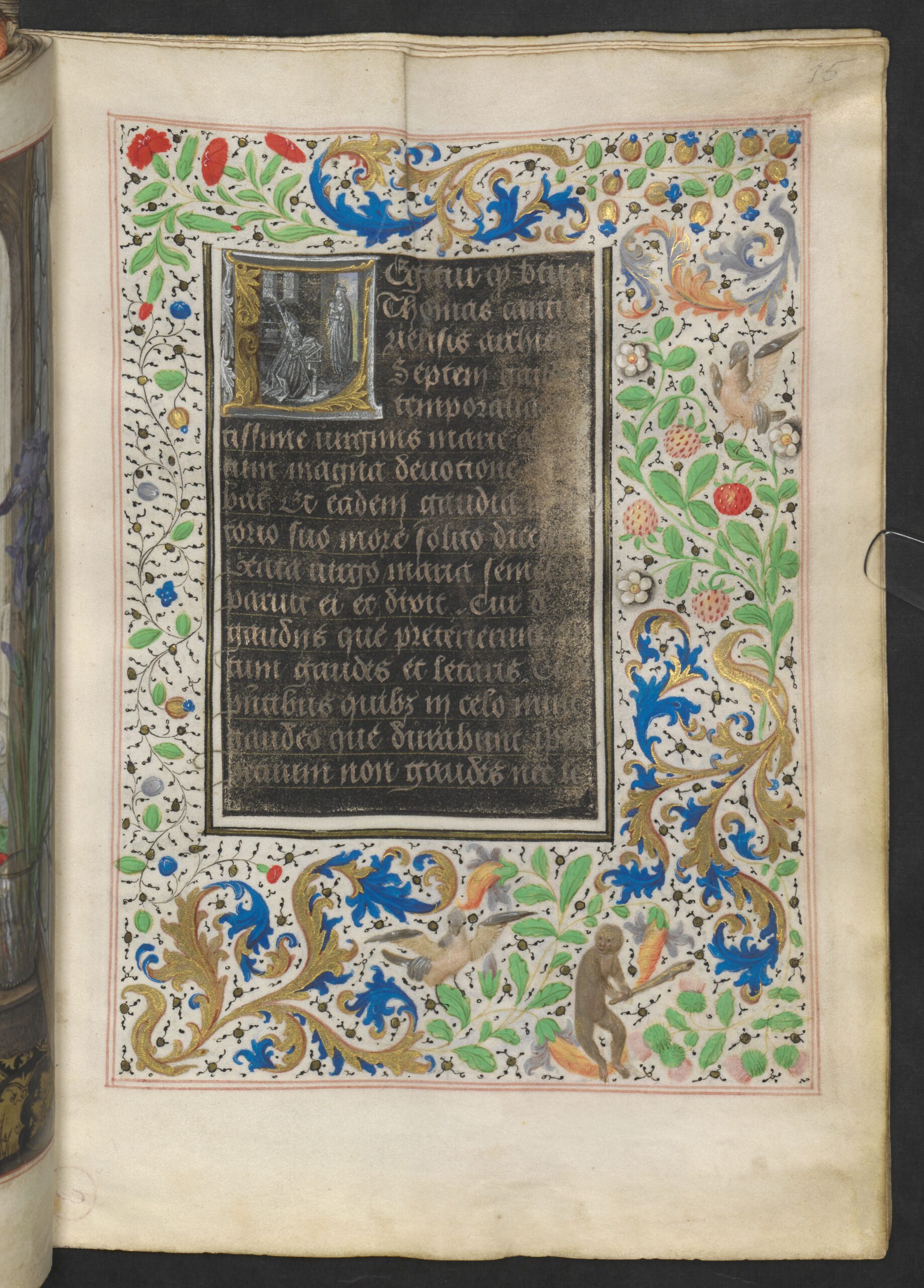 1477 Maitre viennois de Marie de Bourgogne Heures de Marie de Bourgogne ONL Codex vindobonensis 1857 Folio 15r