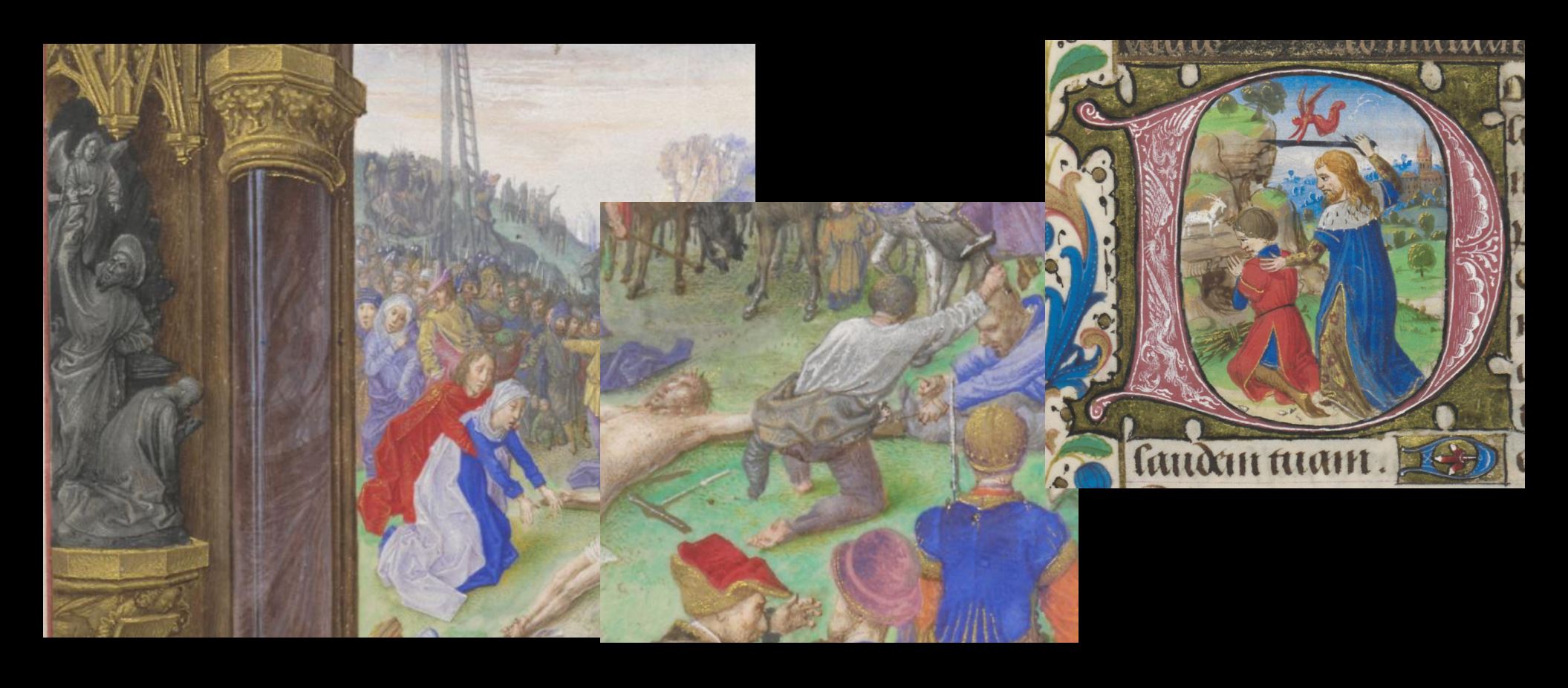 1477 Maitre viennois de Marie de Bourgogne Heures de Marie de Bourgogne ONL Codex vindobonensis 1857 Folio 43V 44r echos
