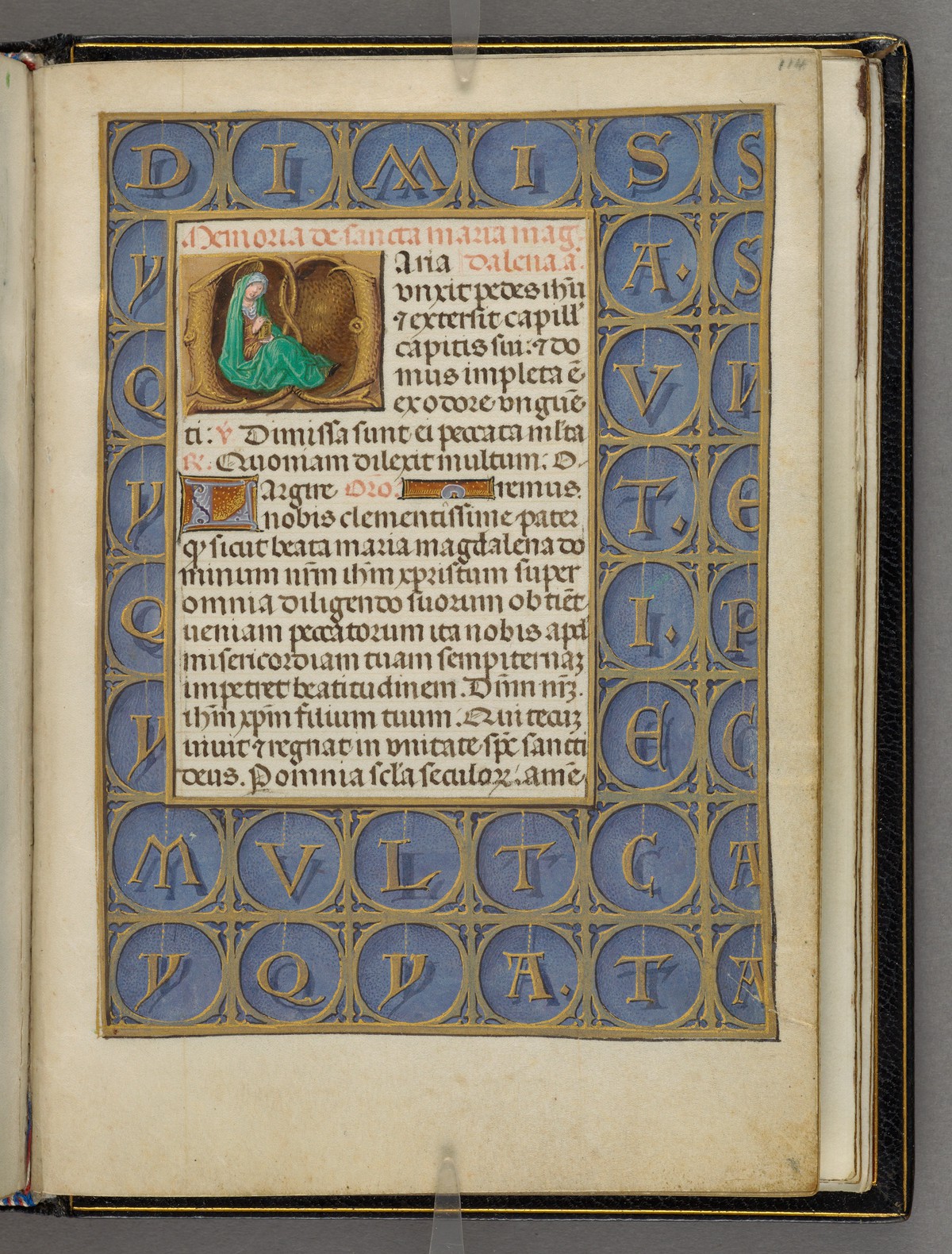 1480 ca Emerson-White Hours use of Rome Harvard University, Houghton Library, MSS Typ 443 fol 114r