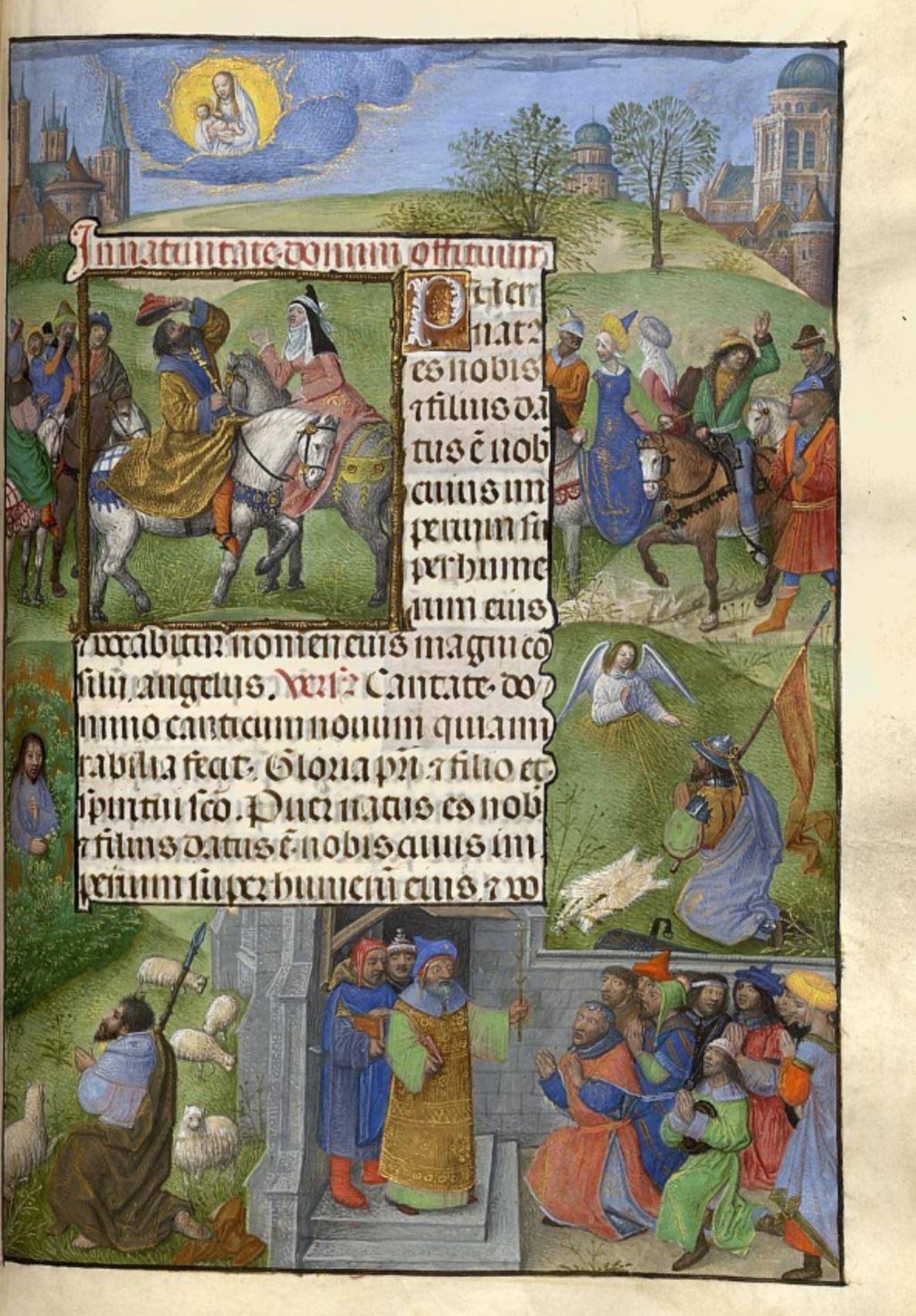 1483-98 Horae Beatae Mariae Virginis (La Flora, pour Charles VIII) Biblioteca nazionale Napoli Ms. I. B. 51 fol 264