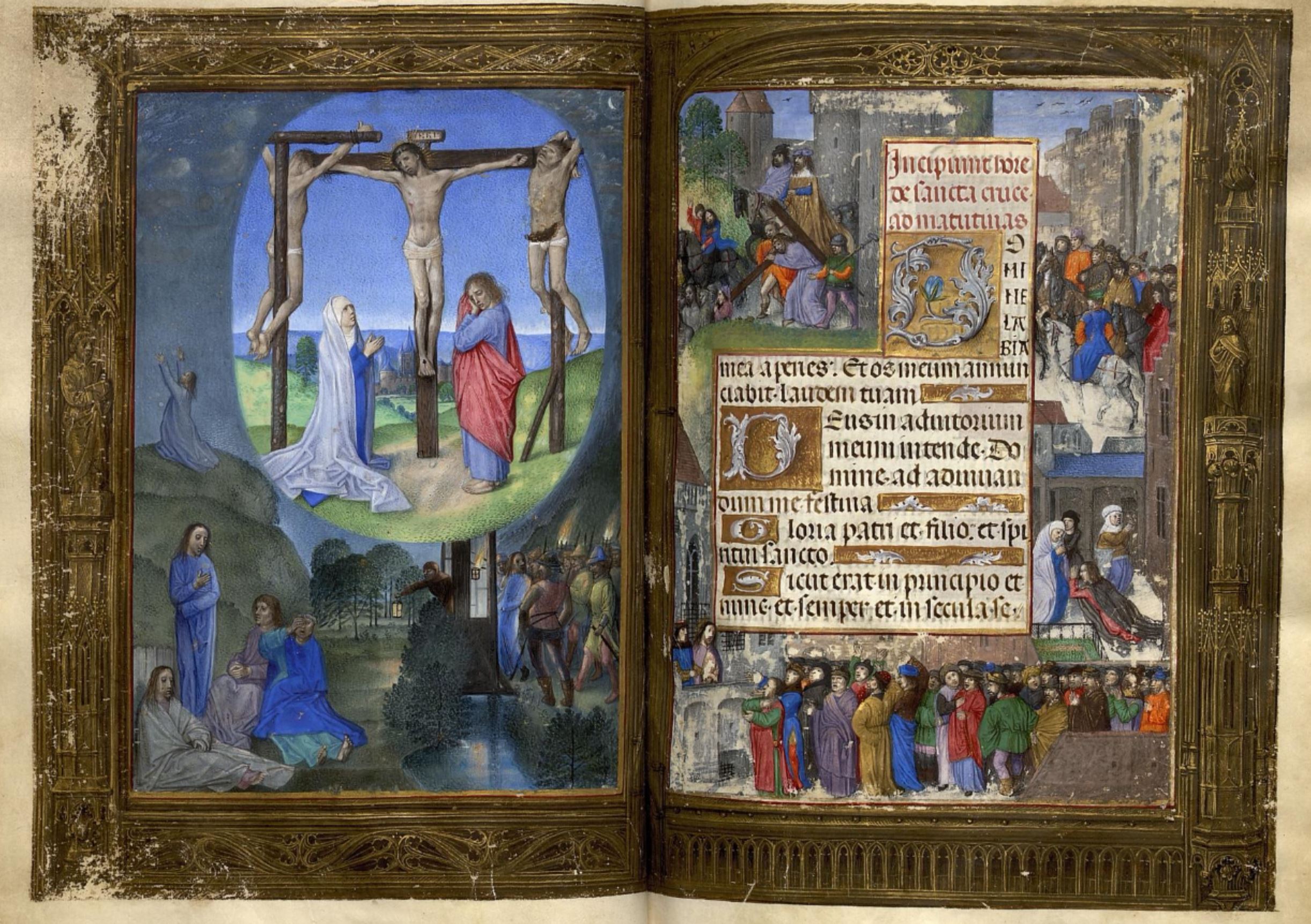 1483-98 Horae Beatae Mariae Virginis (La Flora, pour Charles VIII) Biblioteca nazionale Napoli Ms. I. B. 51 fol 63