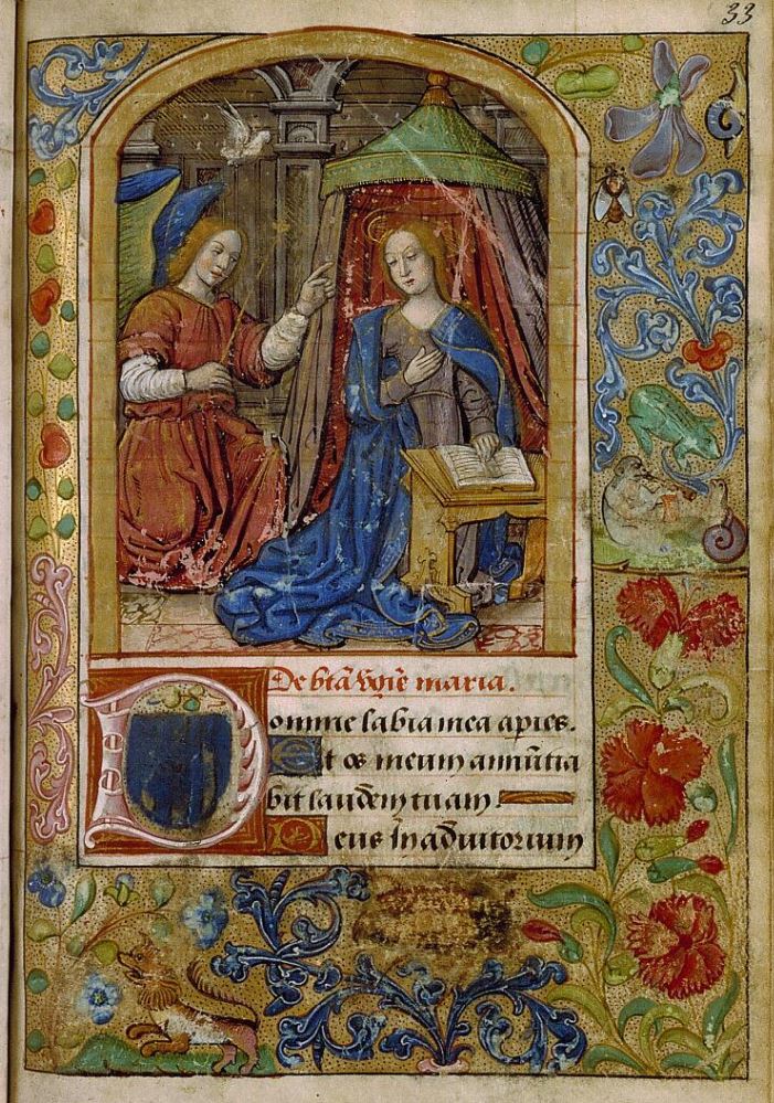 Heures à l'usage de Troyes début 16eme Chambéry BM ms 0003 fol 33 IRHT