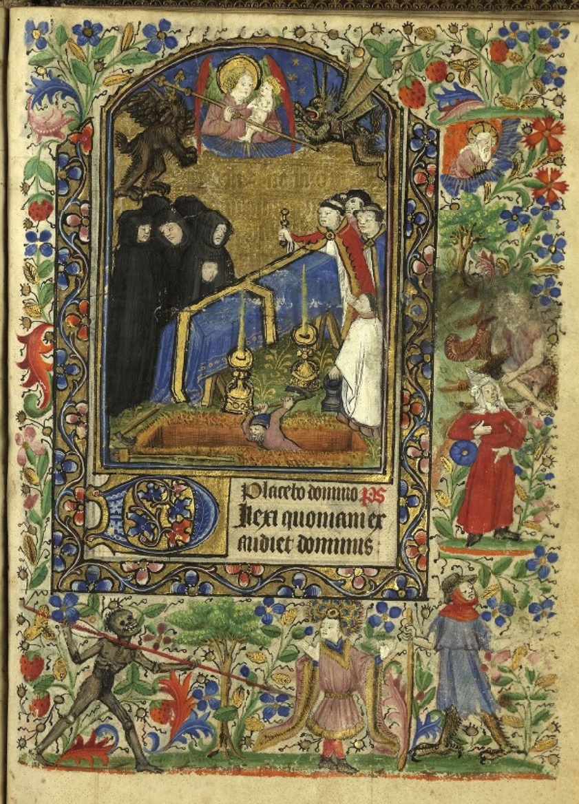 Heures de Catherine de Rohan et de Francoise de Dinan Rennes, BM, 0034 bis fol 107