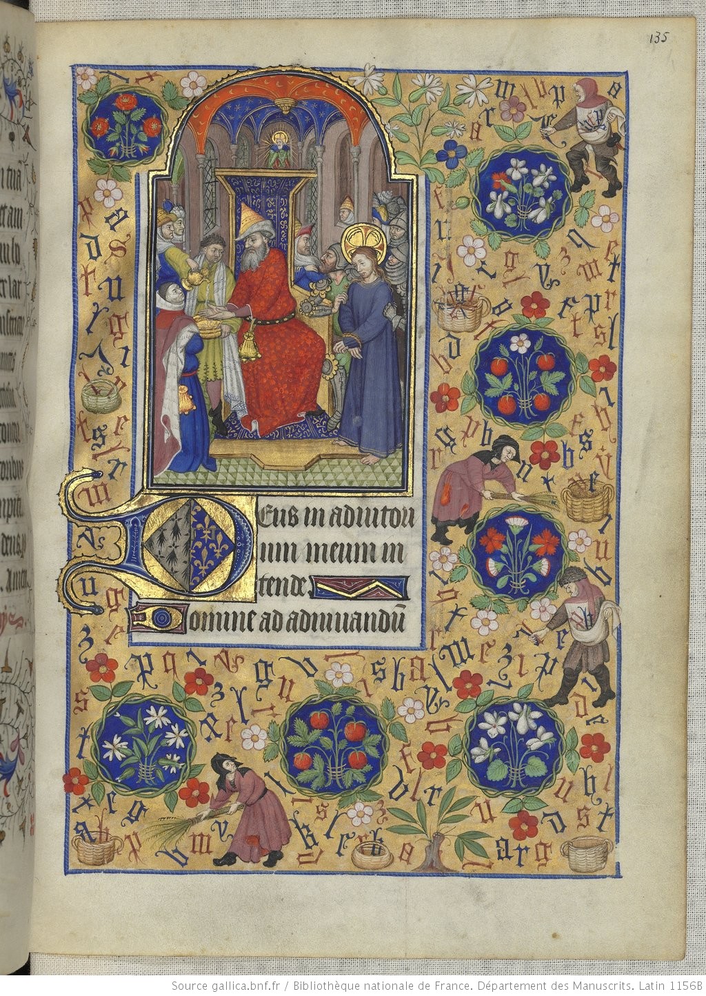 Heures de Marguerite d’Orleans 1430 ca BNF Latin 1156B fol 135r Gallica