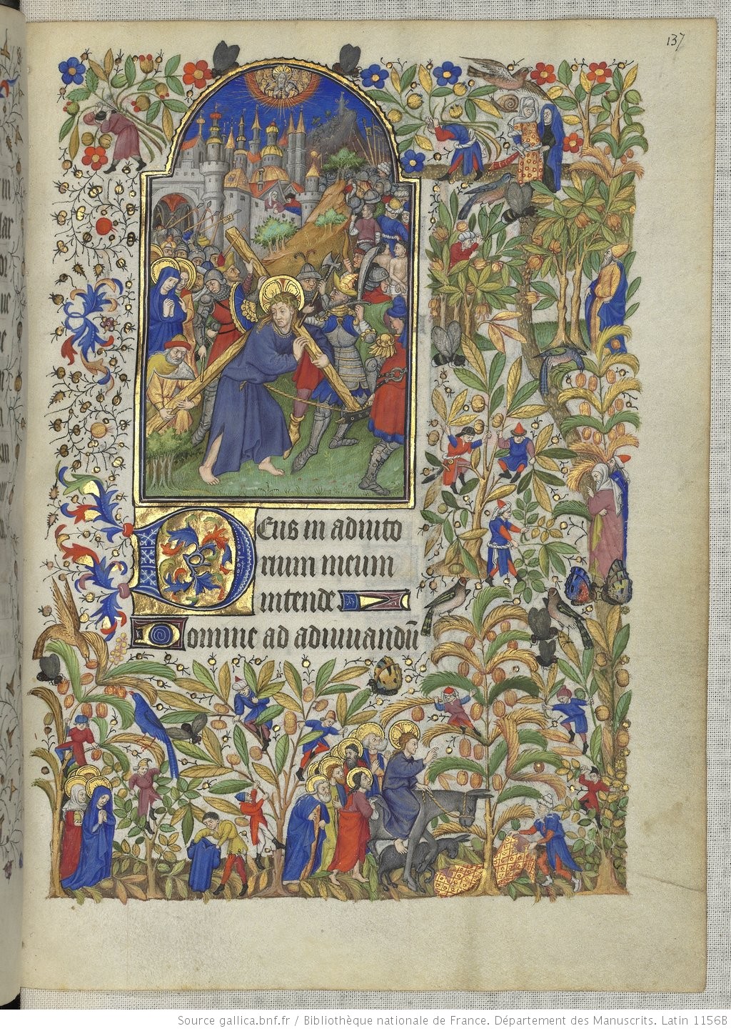 Heures de Marguerite d’Orleans 1430 ca BNF Latin 1156B fol 137r Gallica
