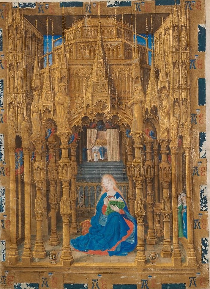 Master of Charles of France 1465 Annunciation B Hours of Charles of France MET
