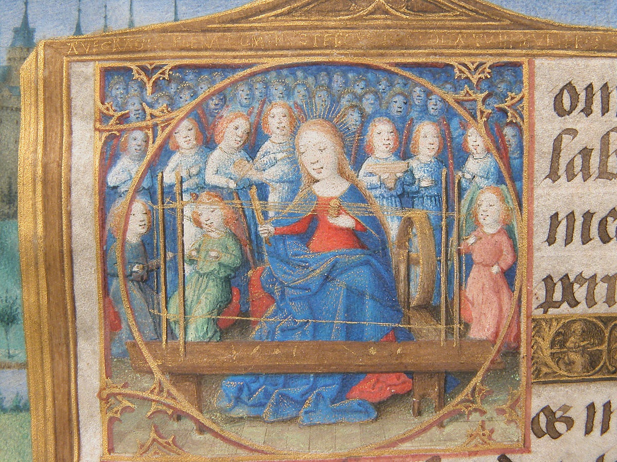 Master of Charles of France 1465 Annunciation C Hours of Charles of France MET detail