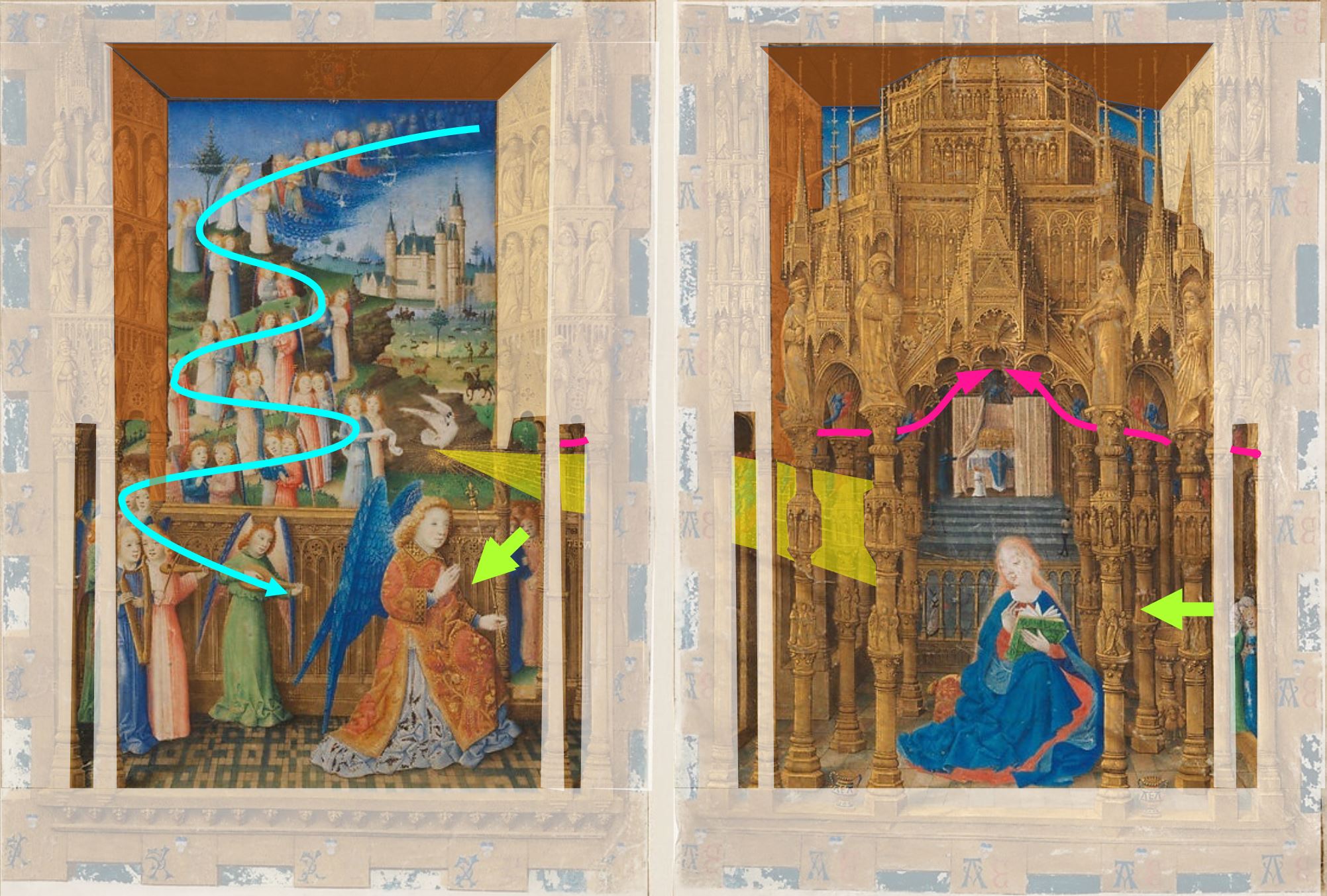 Master of Charles of France 1465 Annunciation Hours of Charles of France MET schema