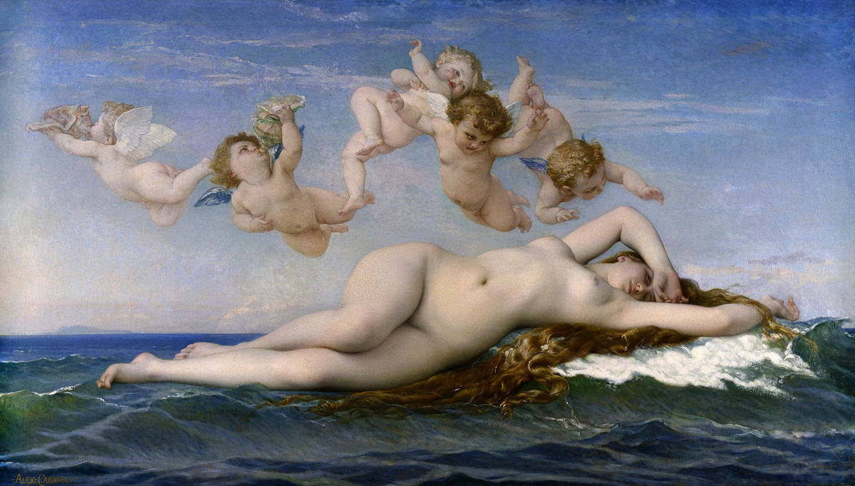 Alexandre_Cabanel 1863 La naissance de Venus Musee d'Orsay