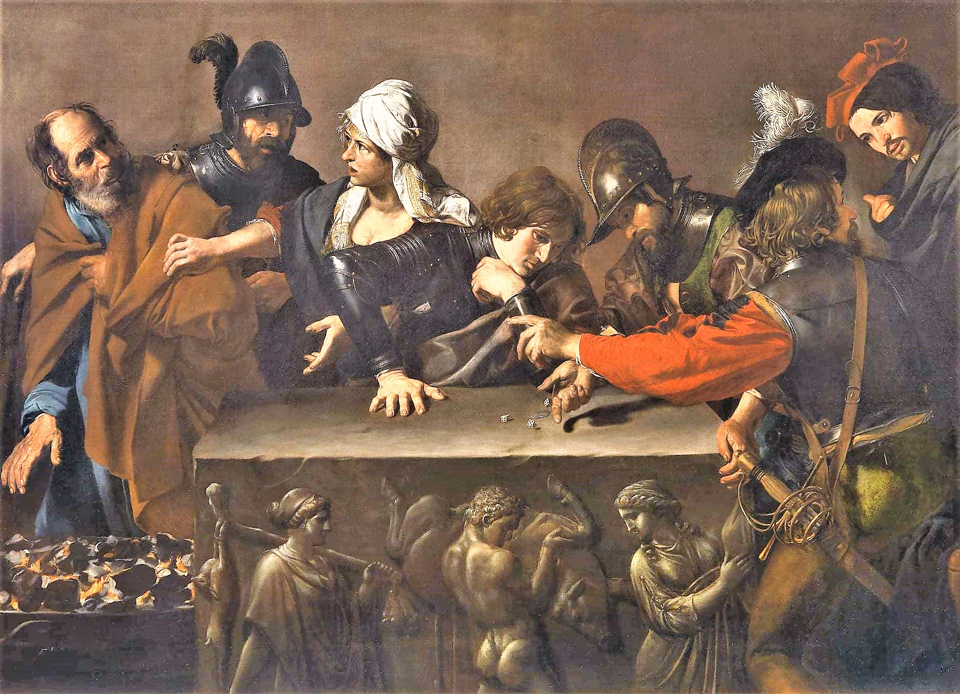 1615-1617 ca Valentin de Boulogne Le reniement de saint Pierre Fondazione di studi di Storia dell'Arte Roberto Longhi, Florence