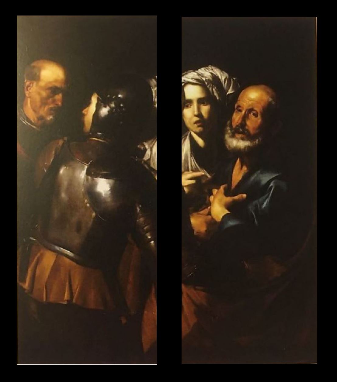 1615 ca Jusepe de Ribera, Denial of Saint Peter location unknown schema 2