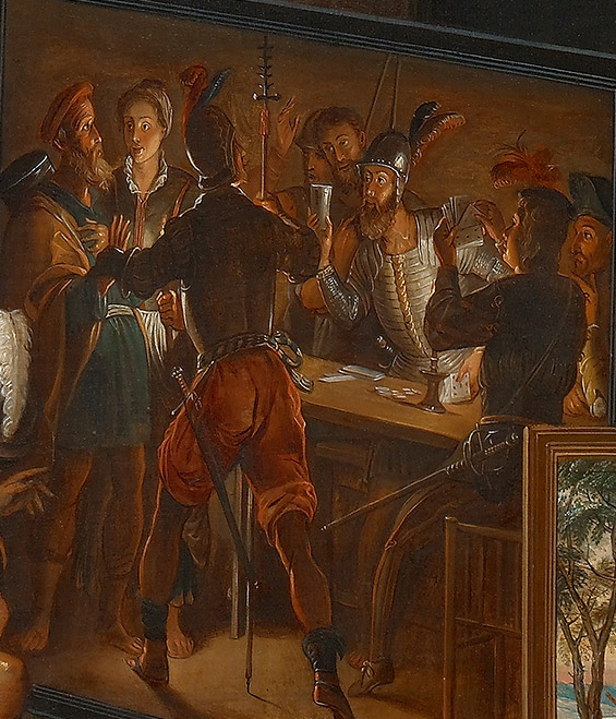 1620-25 seghers Willem van Hacht, Alexandre le Grand dans l'atelier d'Apelle Mauritshuis La Haye