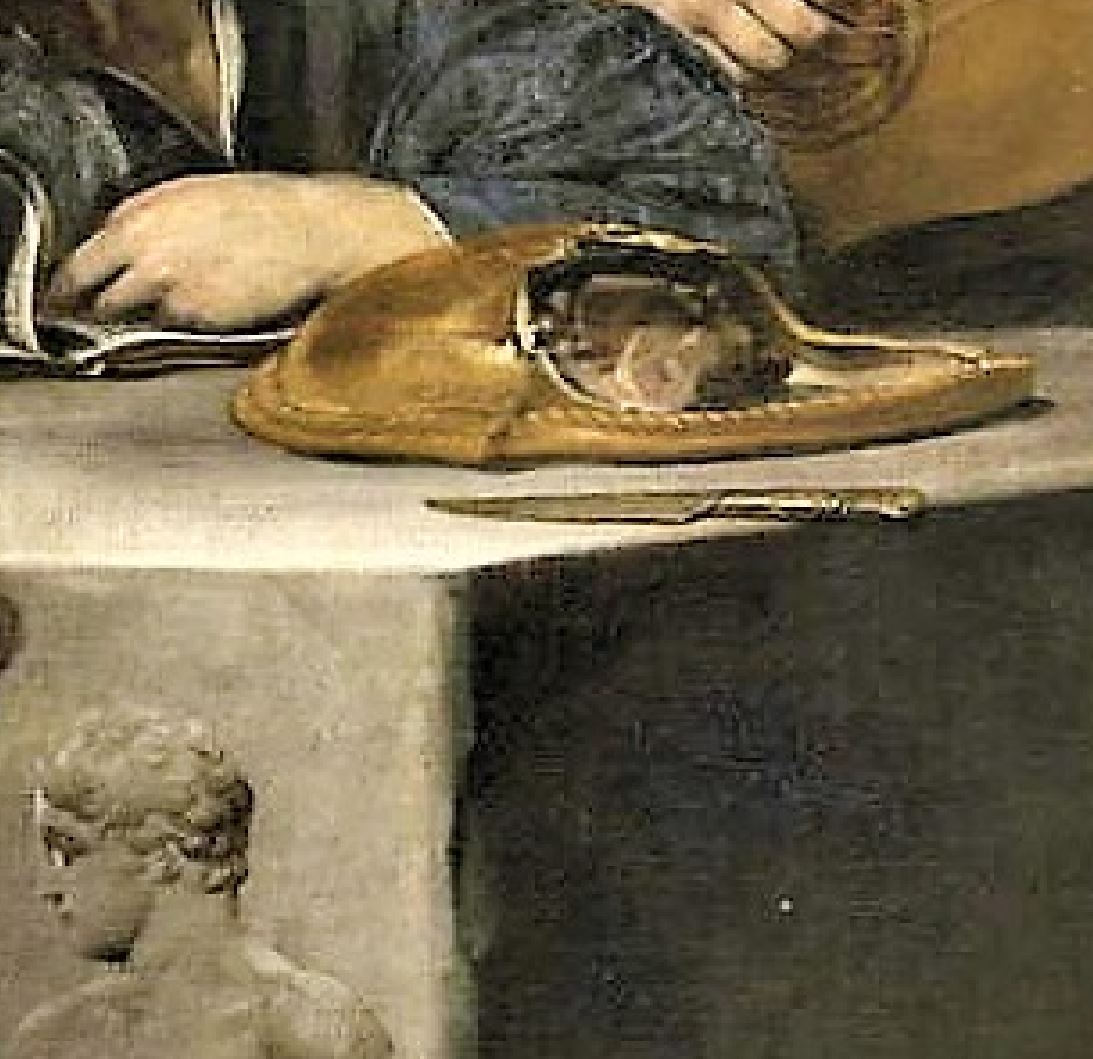 1624-26 Valentin-de-boulogne Le concert au bas-relief louvre detail
