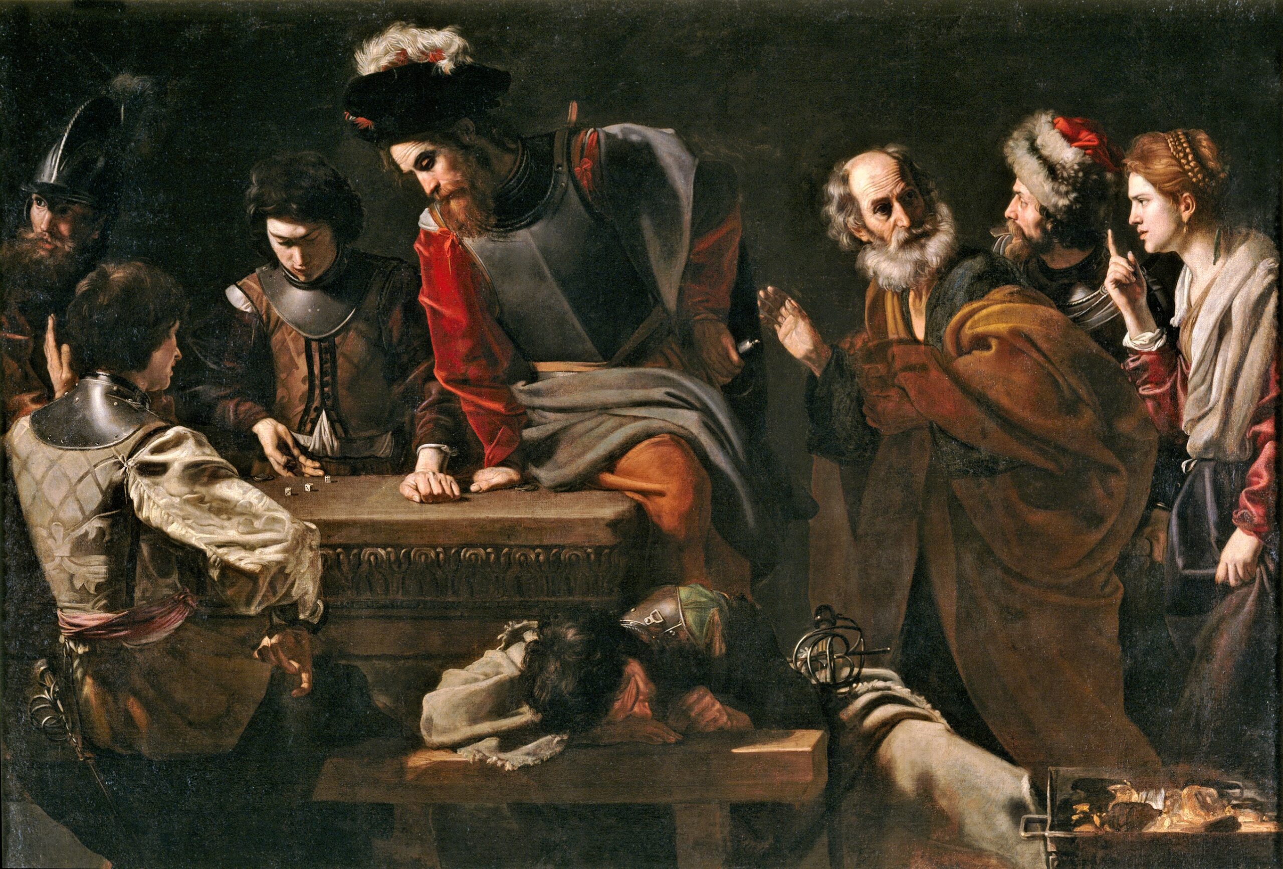 1625 ca Nicolas Tournier, Le Reniement de saint Pierre Prado