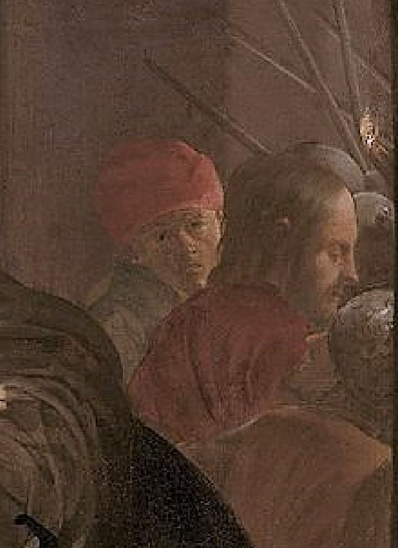 1626-29 Hendrick_Terbrugghen_-_The_Denial_of_Saint_Peter_Art_Institute_of_Chicago detail