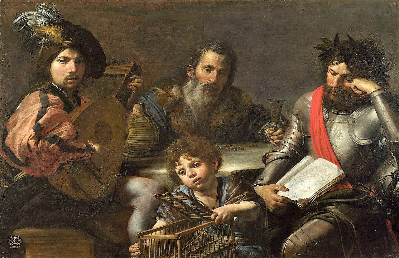 1626 Valentin-les-quatre-ages de la vie-national-gallery