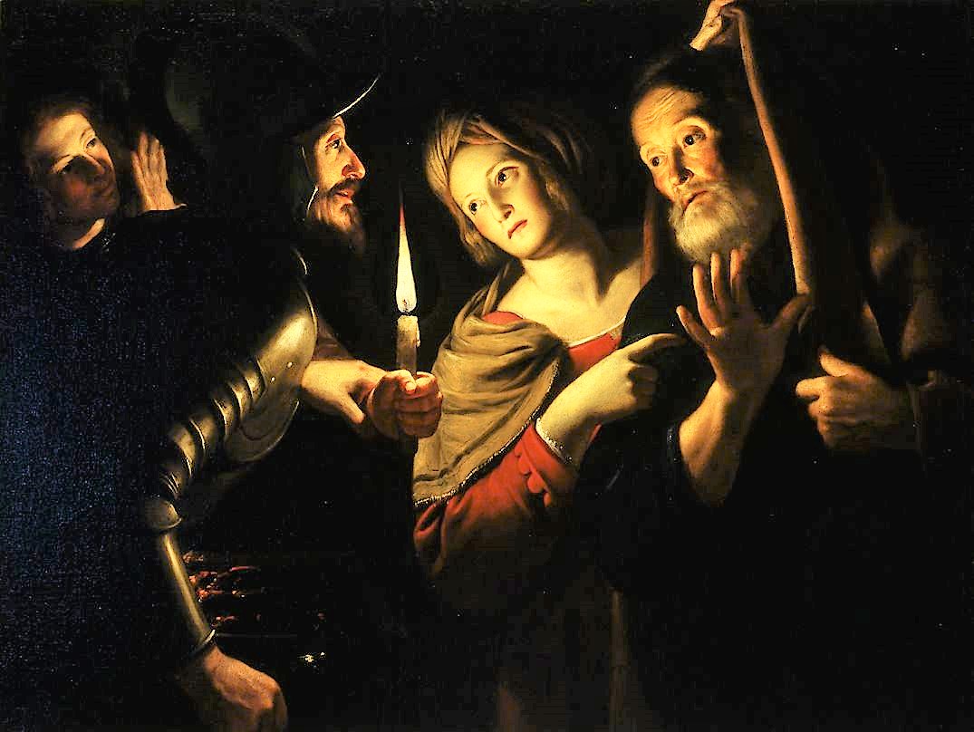 1630s The Denial of St. Peter attributed to Master Jacomo Palmer Museum of Art, Penn State University, State College, Pennsylvania