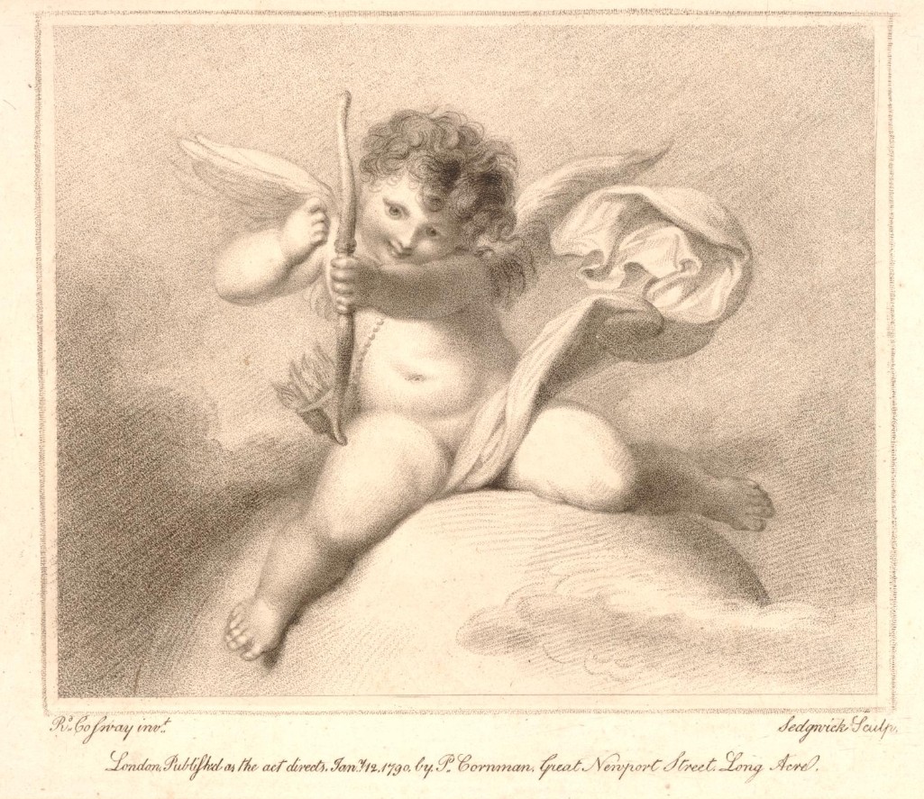 1790 gravure de Sedgwick d'après cosway British museum