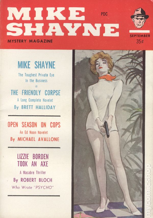 1962 SEPTEMBER Mike Shayne mystery magazine maguire