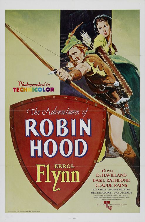 Errol Flynn 1938 The Adventures of Robin Hood