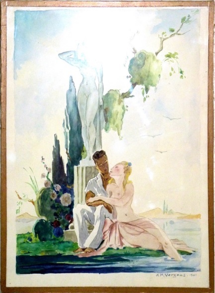 1941 Andre Marie Vergnes Allegorie