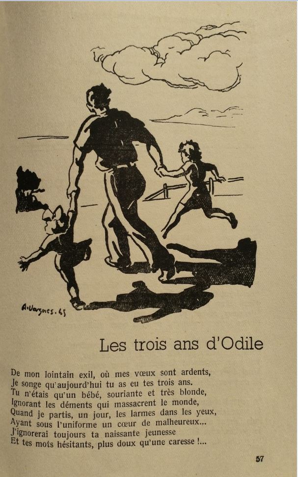 1945 Andre Marie Vergnes Une ombre dans ma vie p057 Les trois ans d'Odile