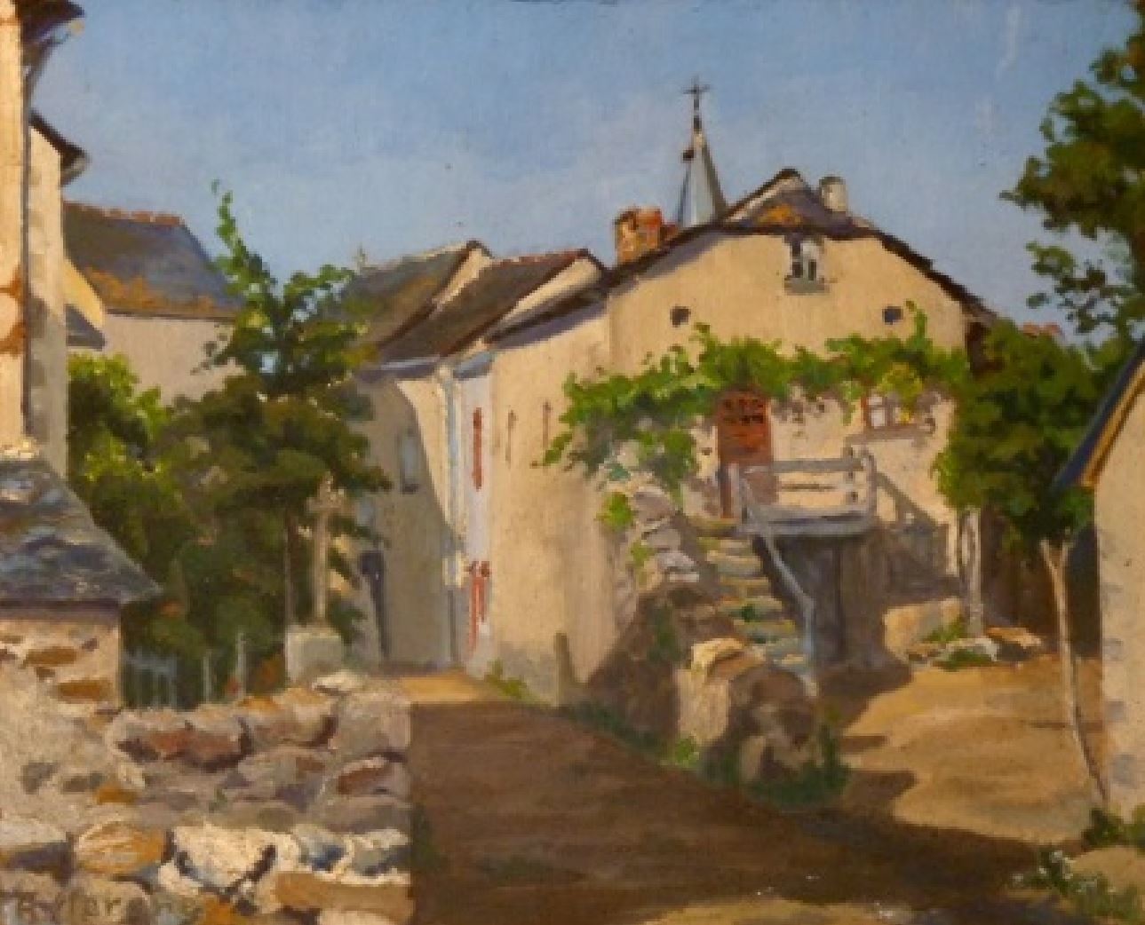 1946-49 Andre Marie Vergnes Village aveyronnais