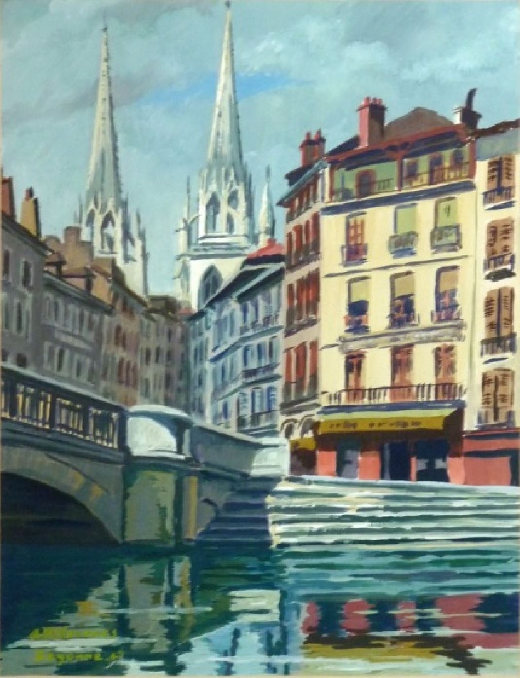 1947 Andre Marie Vergnes Bayonne Pont Marengo