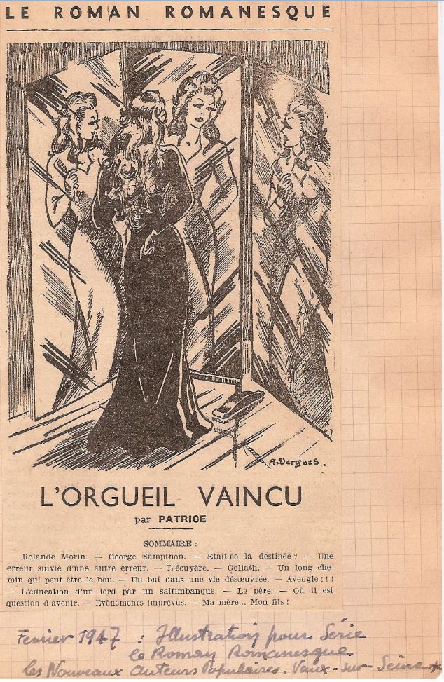 1947 Andre Marie Vergnes Le Roman romanesque