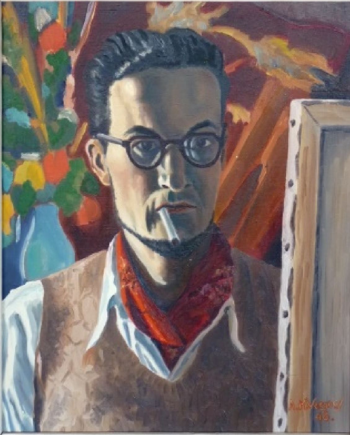 1948 Andre Marie Vergnes Autoportrait