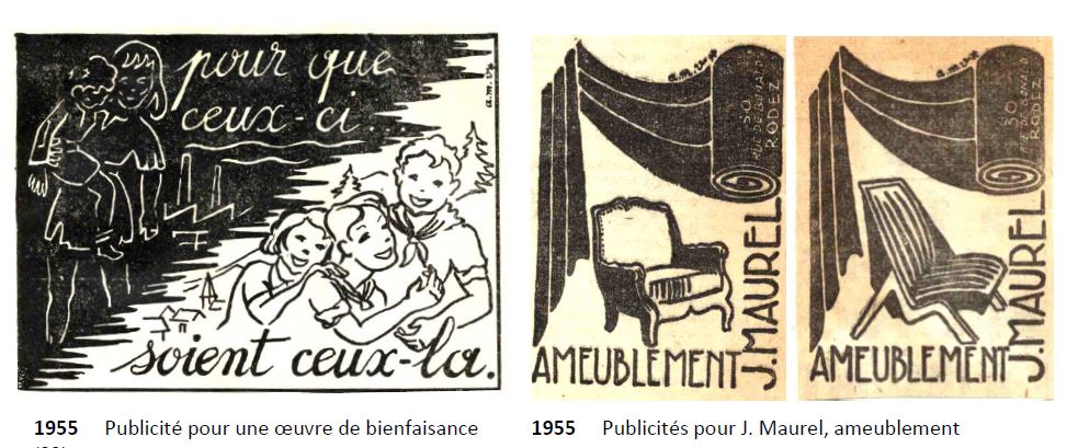 1955 Andre Marie Vergnes Publicites pour Carnivit (laboratoire Boubalabo)